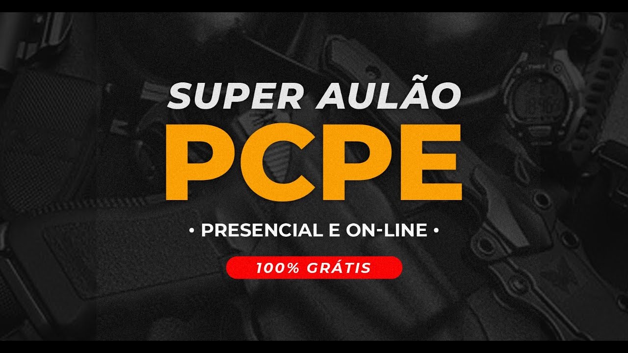 SUPER AUL&Atilde;O PARA PCPE | Transmiss&atilde;o ao vivo