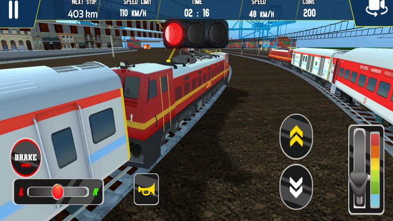 Goa to mumbai train journey| rajdhani express| new express train simulator| new indian train game