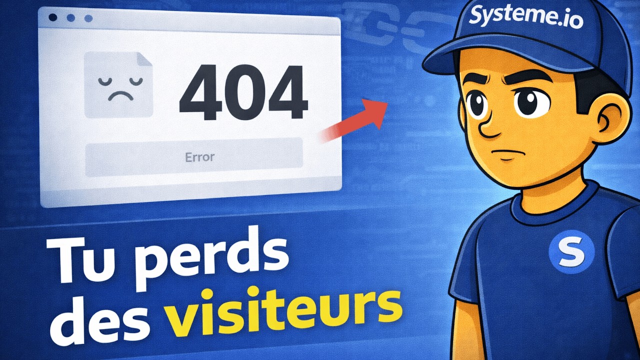 Cette ERREUR 404 Fait FUIR Tes Visiteurs (et comment la corriger sur Systeme.io)