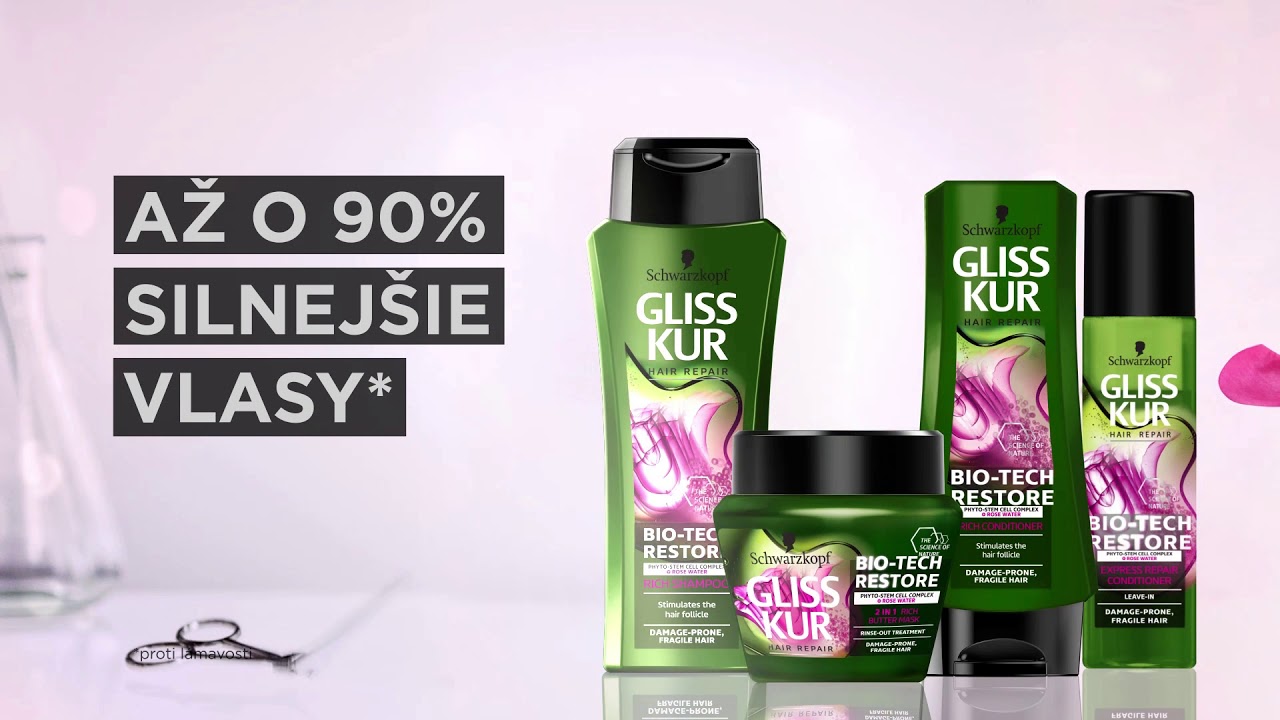NOVÝ Gliss Kur Bio-Tech Restore!