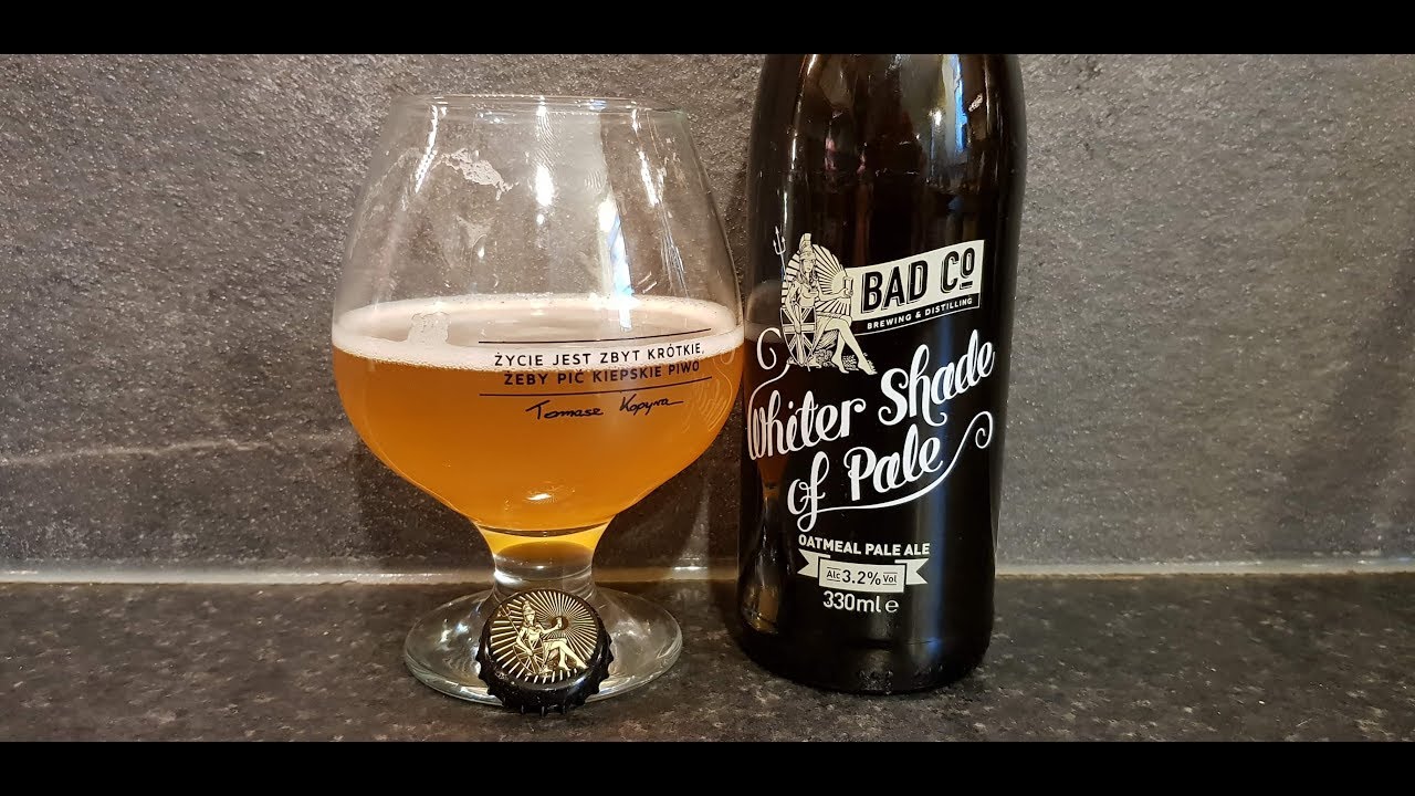 Bad Co Whiter Shade Of Pale Oatmeal Pale Ale By Bad Co Brewing & Distilling | British Craft Beer