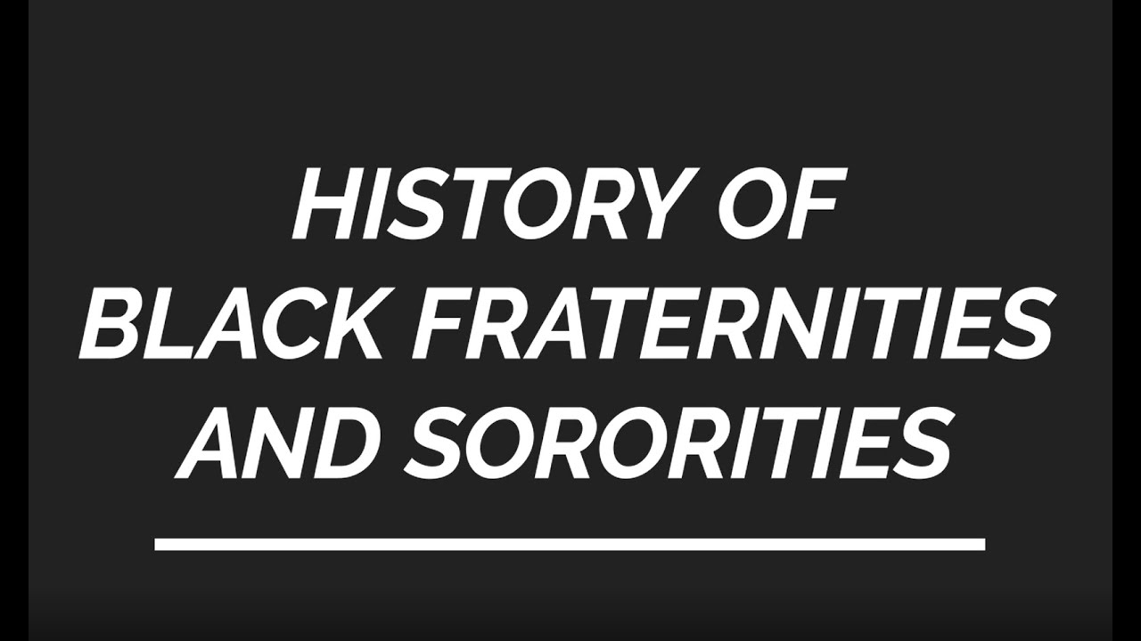 Black History Month: History of Black Fraternities and Sororities