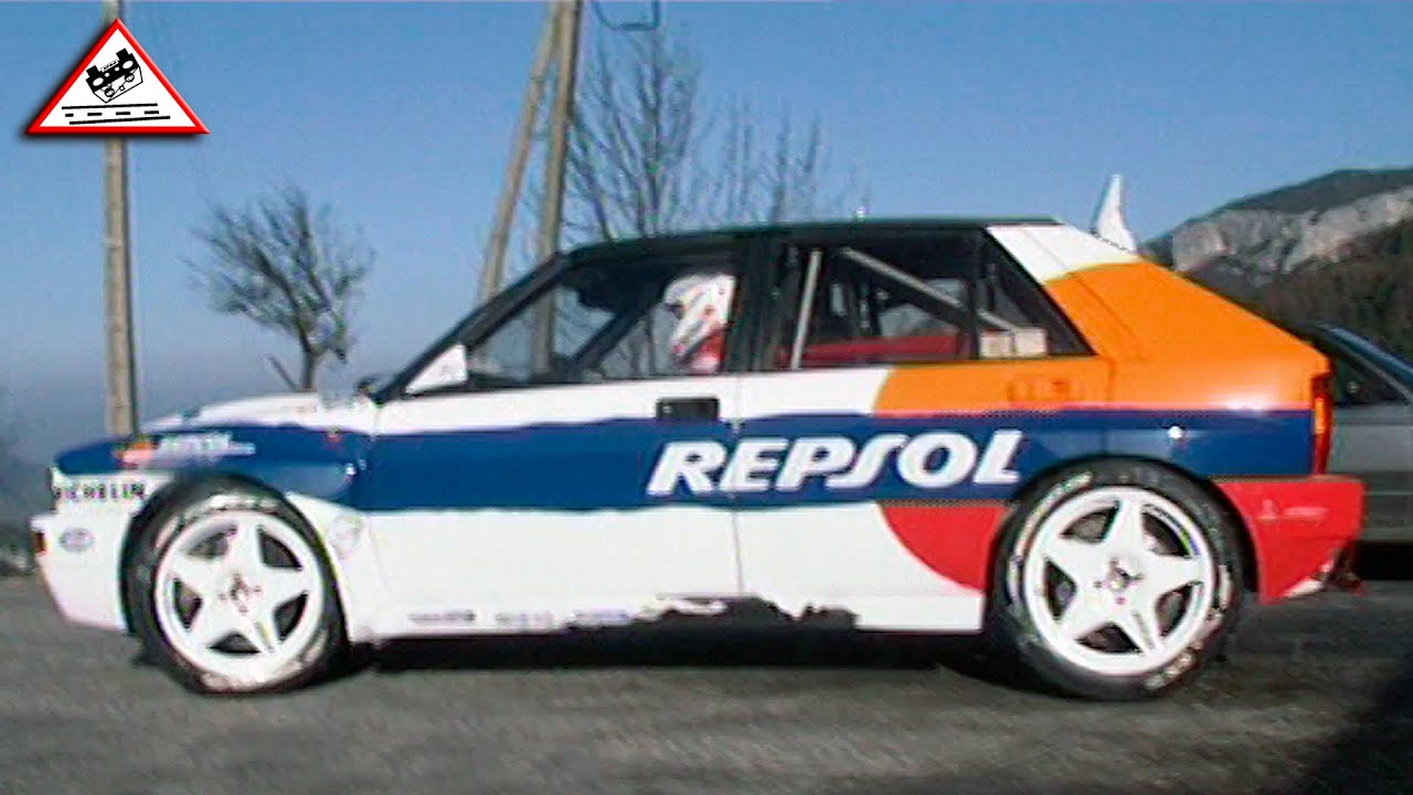 Test Pre Rallye Monte-Carlo 1993 Carlos Sainz Lancia Delta Integrale [Passats de canto] (Telesport)