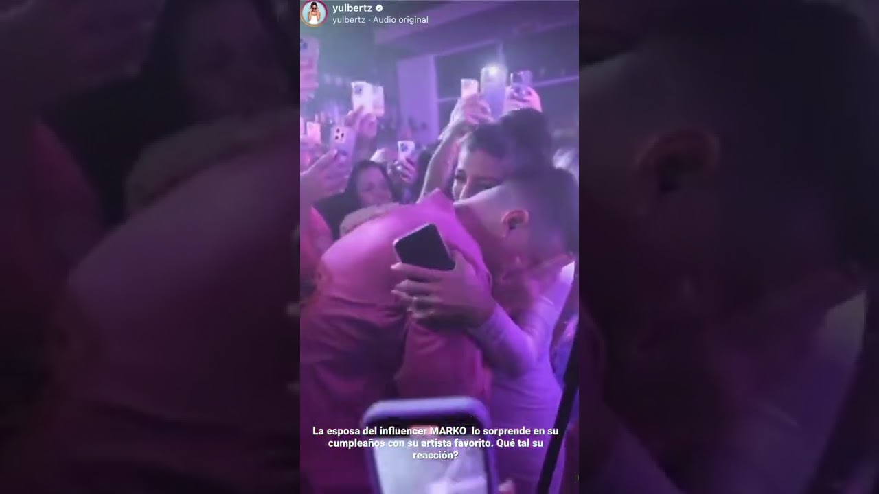 Sorprenden al influencer MARKO en su cumplea&ntilde;os con su artista favorito. Qu&eacute; tal su reacci&oacute;n?