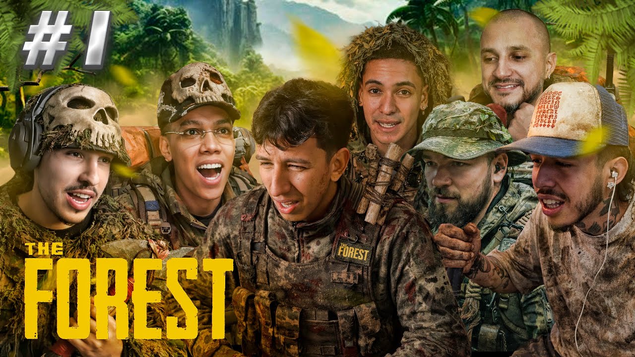 PRIMÉR Y ULTIMO DÍA EN THE FOREST CON LA GANGA🤬