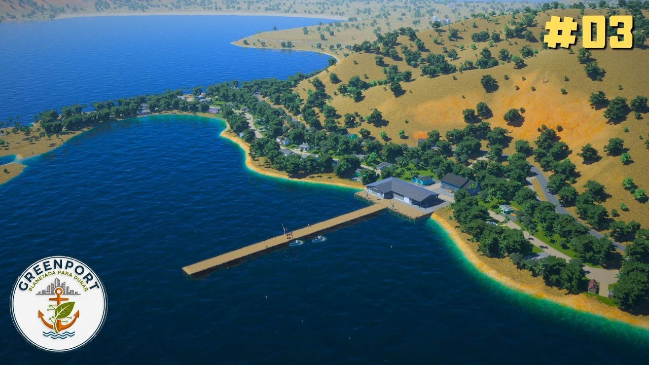 Fizemos a VILA DE PESCADORES e a ZONA RURAL de GREENPORT! | Cities Skylines 2