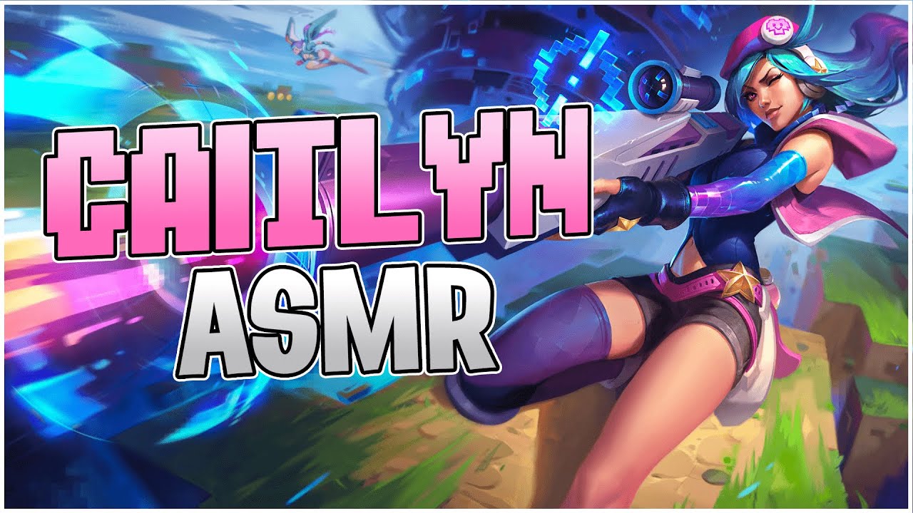 ASMR 🎧  League of Legends Ranked Gameplay! Caitlyn Bot! #24 - Whispered