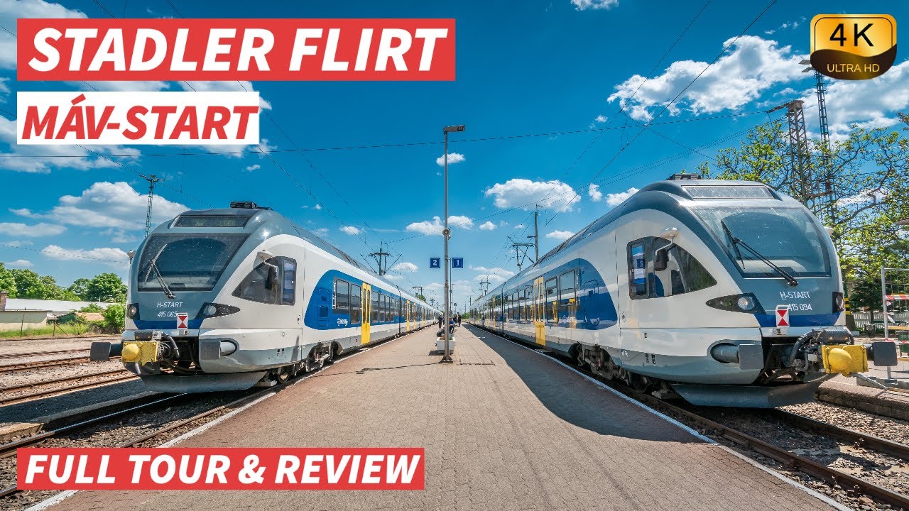 【4K】MAV-START - виртуальный тур и обзор Stadler Flirt 415-007 - с подписями [CC]