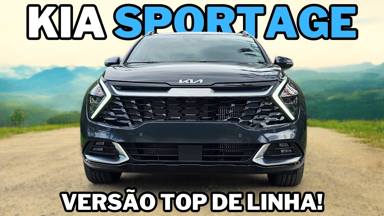Kia Sportage 2024 anda muito e tem visual diferente! o consumo é bom? e o preço?