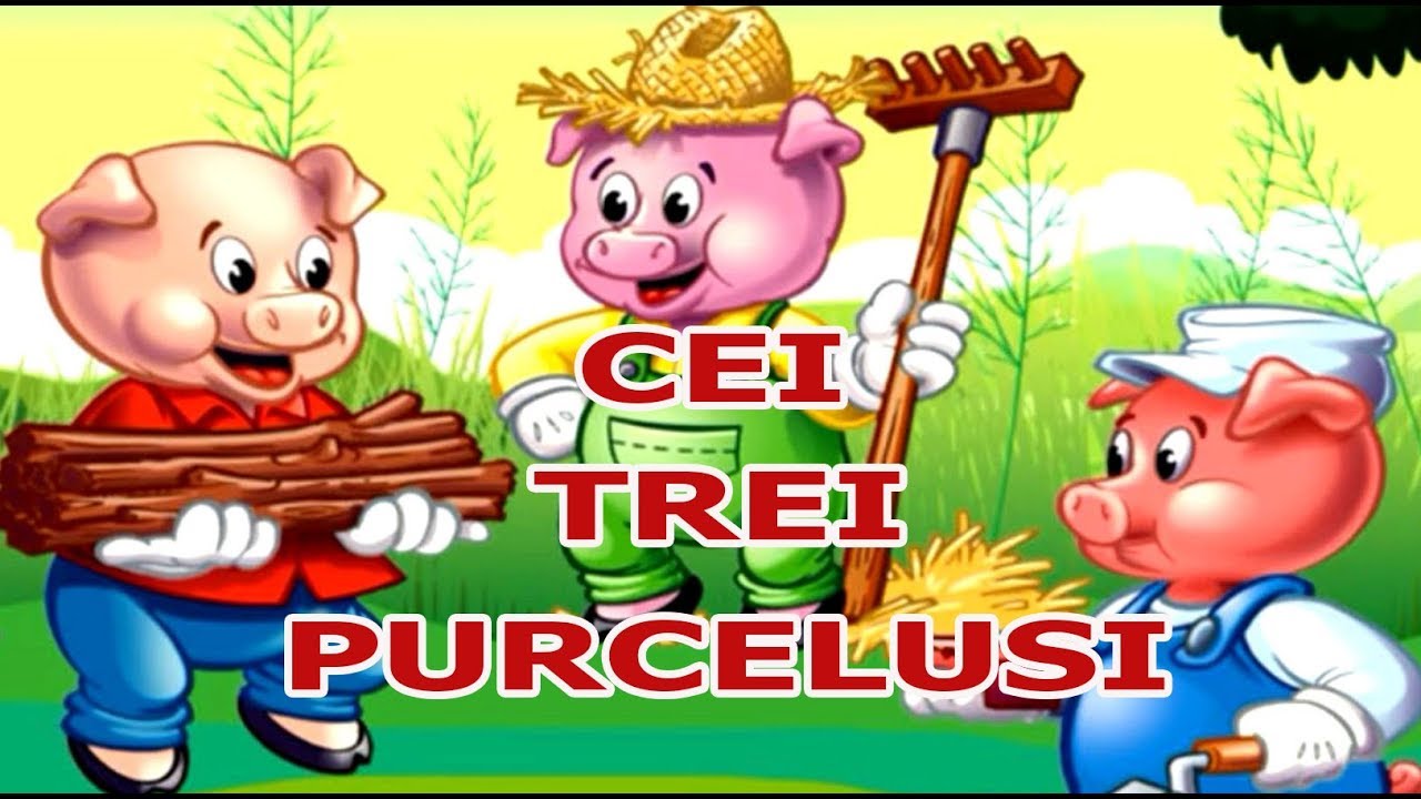 CEI TREI PURCELUSI - POVESTI PENTRU COPII - BASME in LIMBA ROMANA