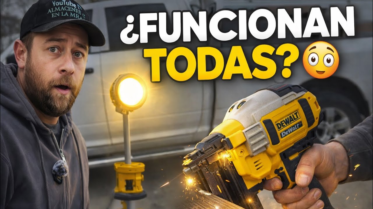 DEWALT Lo que NADIE vio del almacén… 16 herramientas DEWALT a prueba 🔥