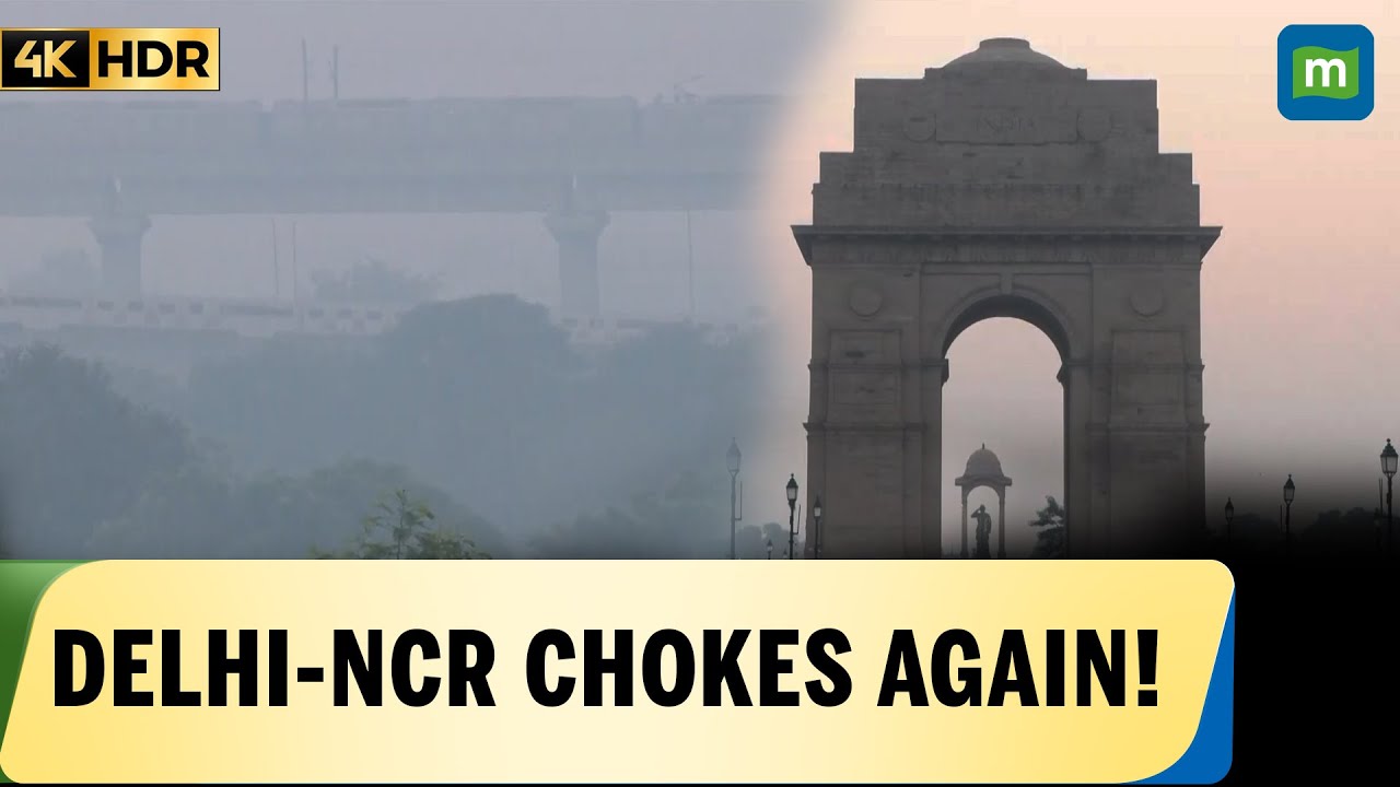 Delhi-NCR's Air Quality Worsens To 'Very Poor', GRAP-2 Imposed Ahead Of Diwali | 4K