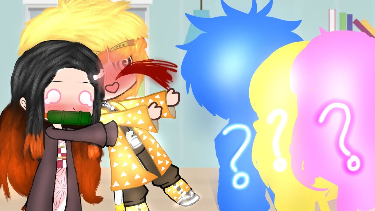 Nezuko and Zenitsu Meet Their Future Children 🌺🔴⚡😪 [1/?] (‼️MY AU‼️)