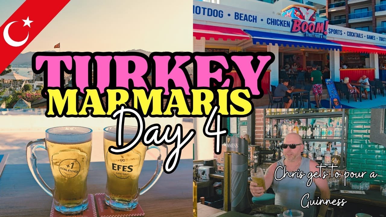 Marmaris Beachfront Bar Crawl, Guinness Pouring & Armutalan Nightlife | Turkey Vlog Day 4