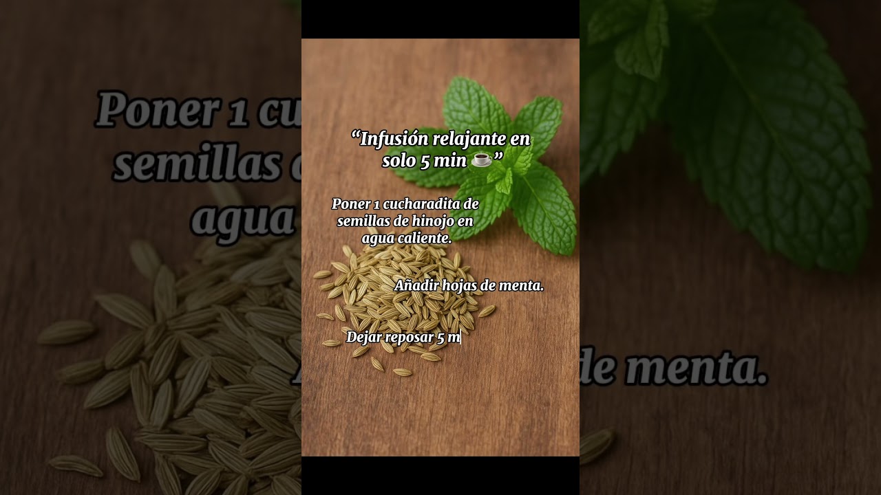 &ldquo;Alivio natural para tu est&oacute;mago con semillas de hinojo y menta&rdquo; #Hinojo #Menta #Digesti&oacute;nFeliz