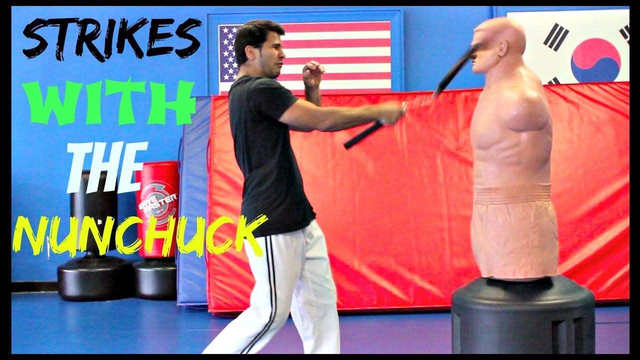 NUNCHUCK NUNCHUCKS STRIKE ATTACK EPIC EASY FUN FAST STRONG SKILLS BRUCE LEE TUTORIAL SPIN MOVES KO
