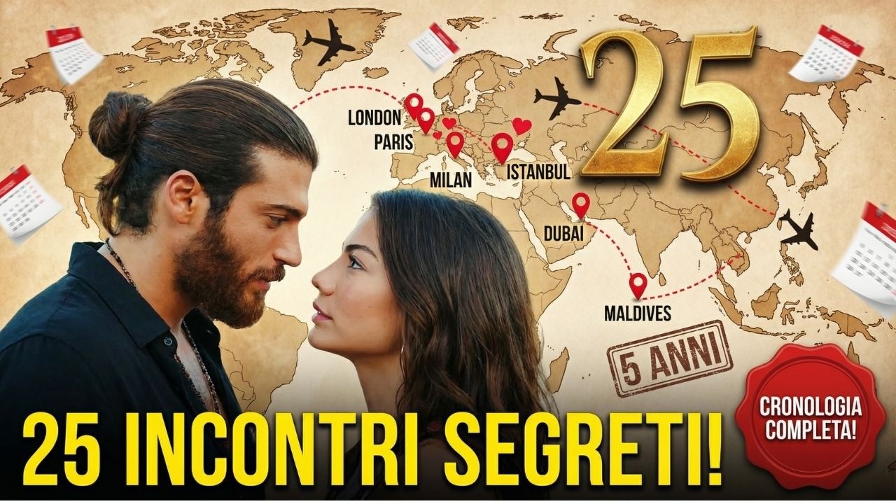 25 INCONTRI SEGRETI in 5 Anni: La Cronologia COMPLETA di Can e Demet!