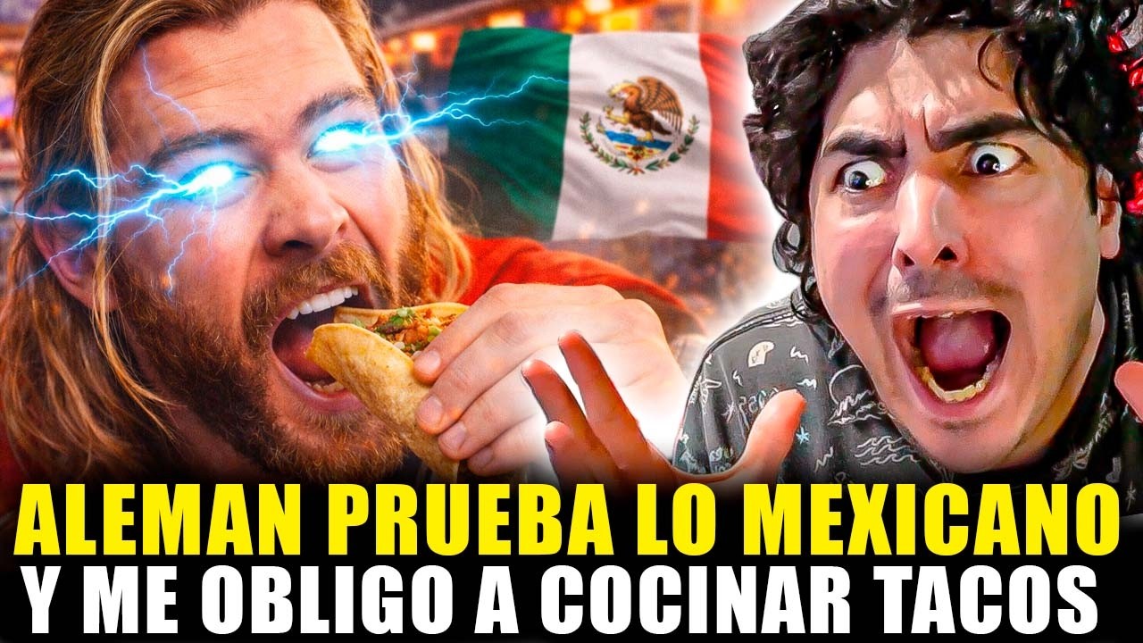Alemán prueba CARNITAS GIGANTES 🇲🇽… Me tentó y terminé haciendo tacos de puerco 🔥