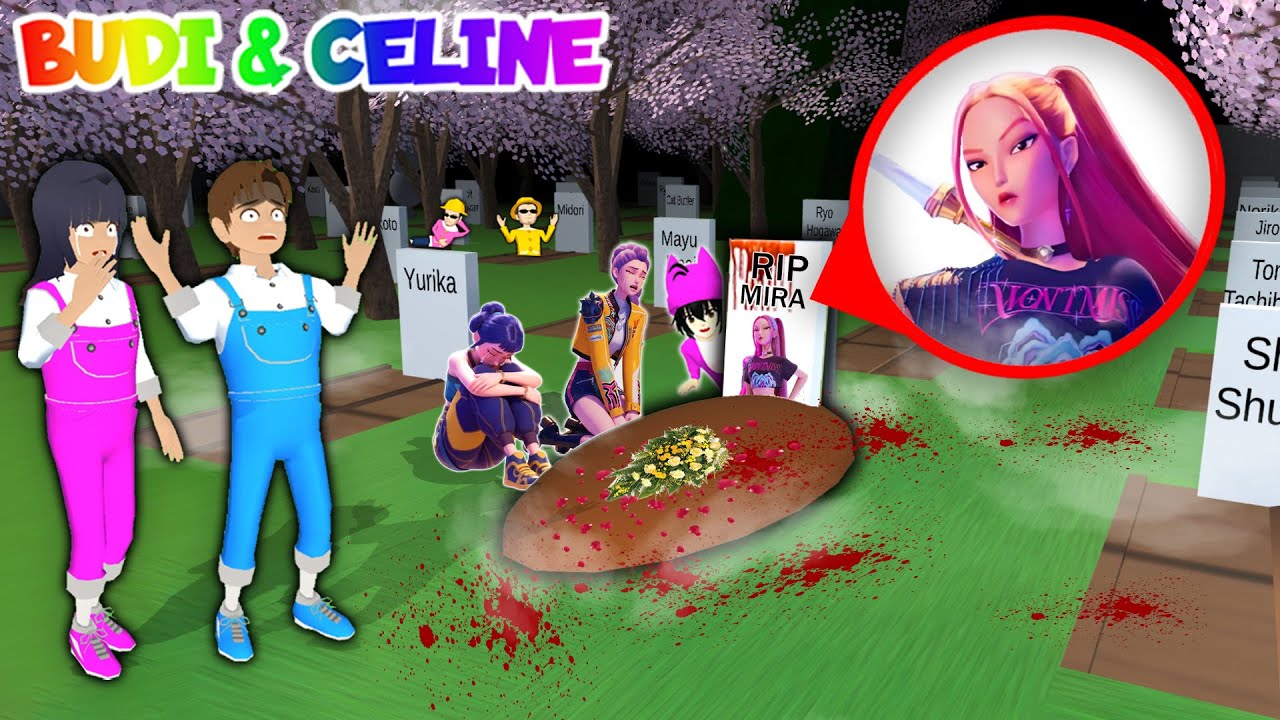 Yuta Mio Rumi Zoey Menemukan Kuburan Mira KPOP DEMON HUNTERS Di Kota Sakura 😱 | Sakura School