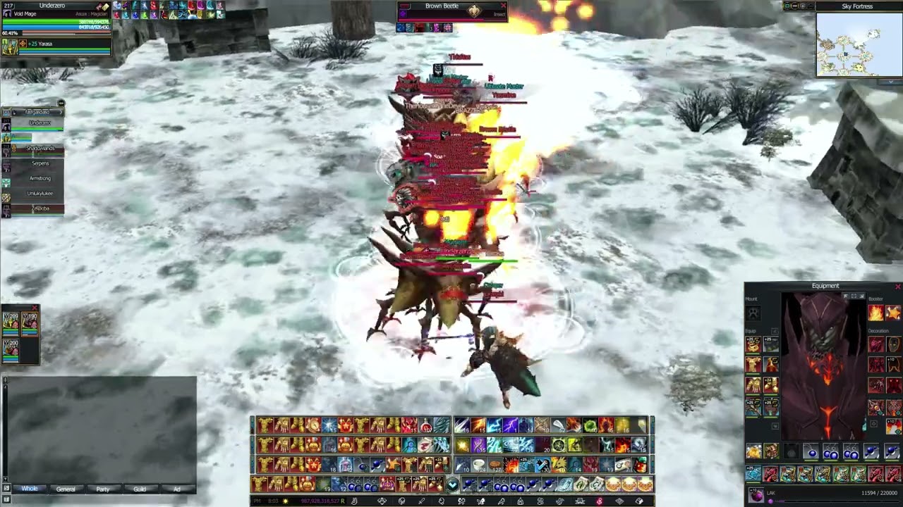 Rappelz Void Mage pvp ( SKY ) #8
