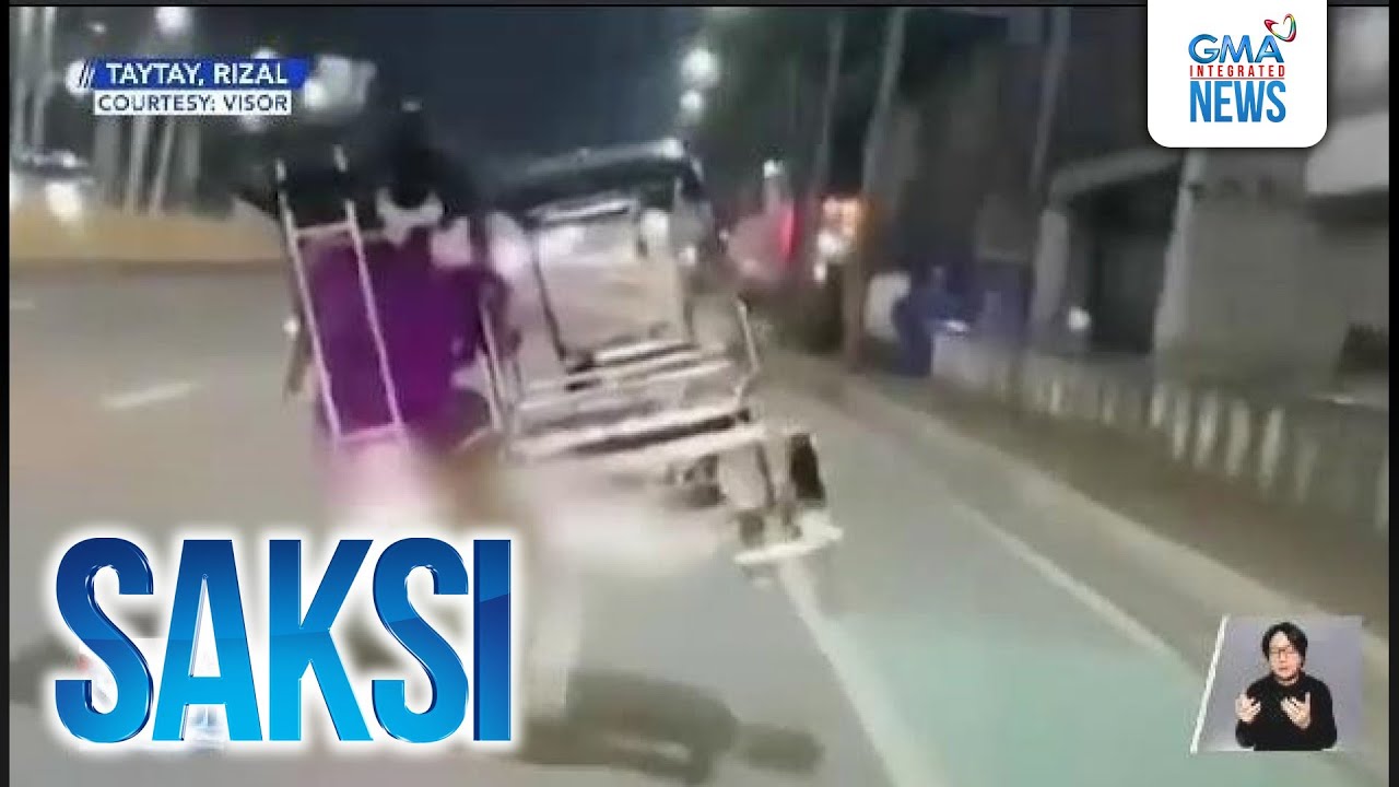 Driver na nagpapaandar ng tricycle nang nakatagilid, mahaharap sa reklamong reckless driving | Saksi