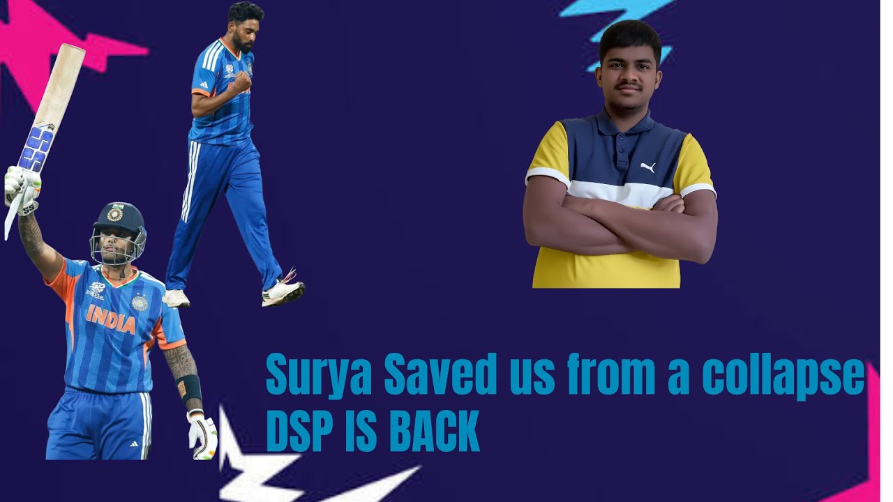 India vs USA-Surya Saves us from Collapse,Siraj Comes Back in Form