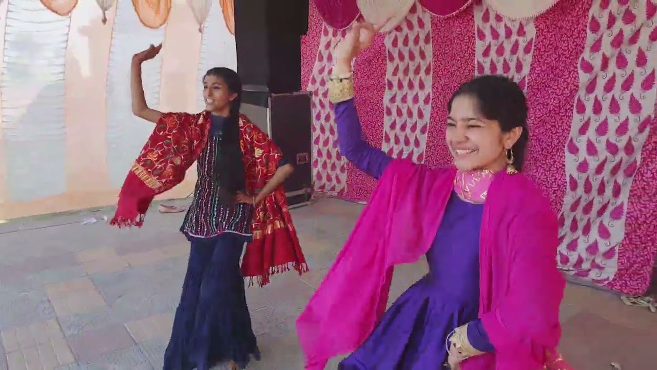 dance performance from 10th class girls