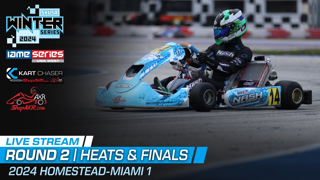 2024 SKUSA Winter Series Rd. 2 | Homestead-Miami, FL | Sunday - Pre Finals & Main Events