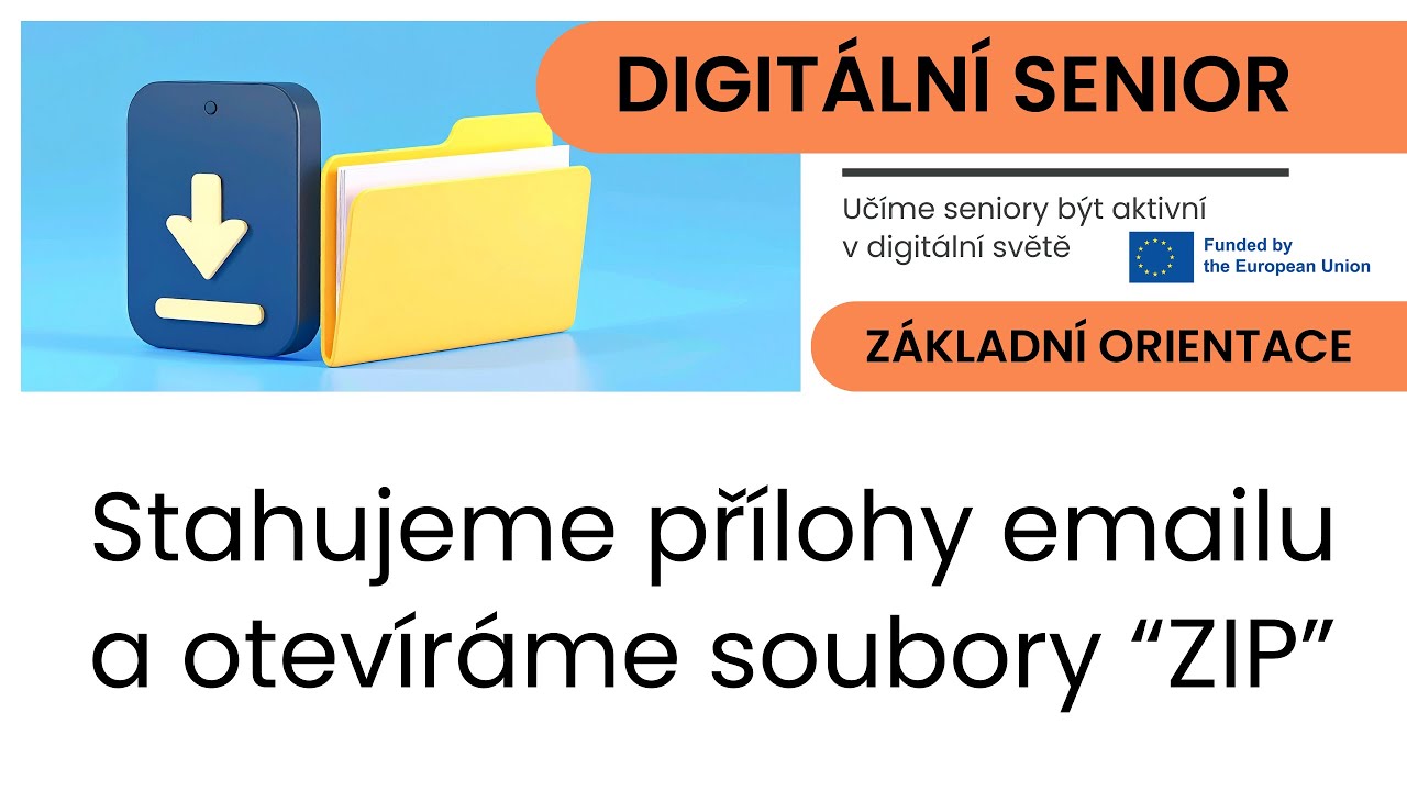 Stahujeme přílohy emailu a učíme se rozbalovat soubory 
