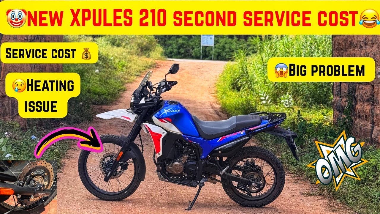 😥NEW XPULSE 210 SECOUND SERVICE COST ? 🤑|  #youtube #automobile #viralvideo