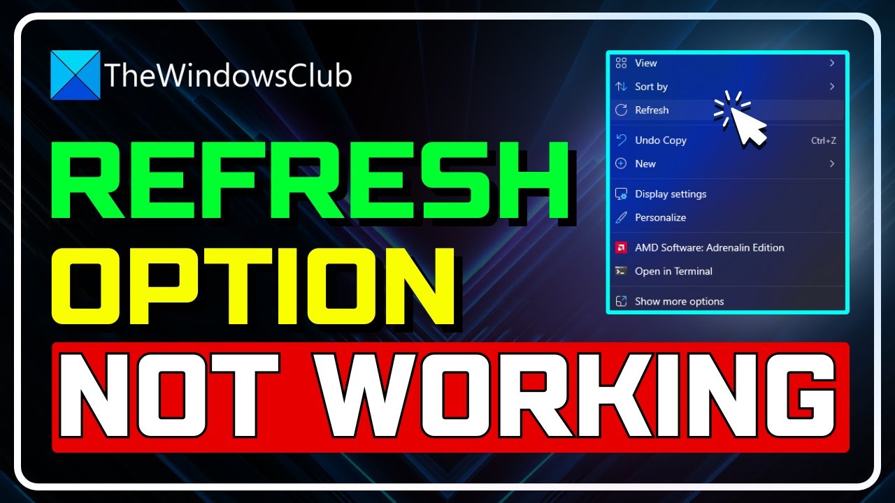 Исправление проблемы с обновлением рабочего стола Windows 11 (легкое решение)