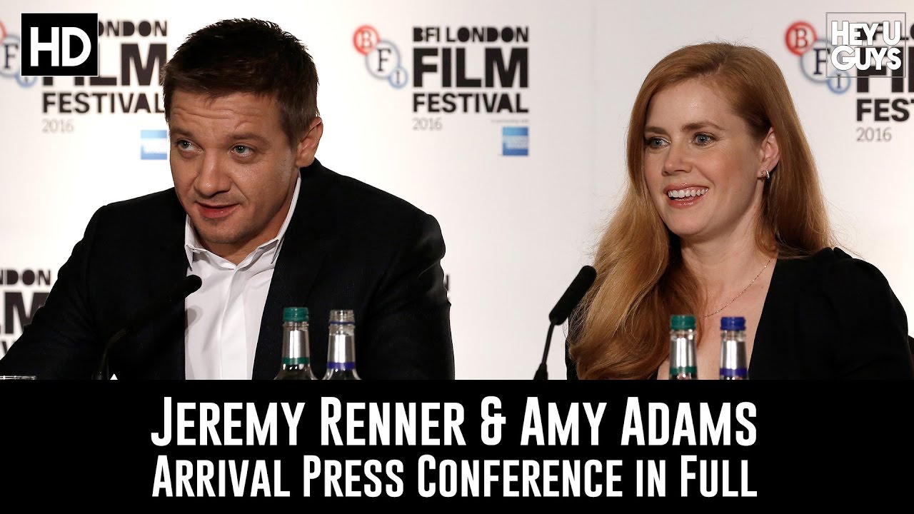Arrival Press Conference in Full - Amy Adams & Jeremy Renner