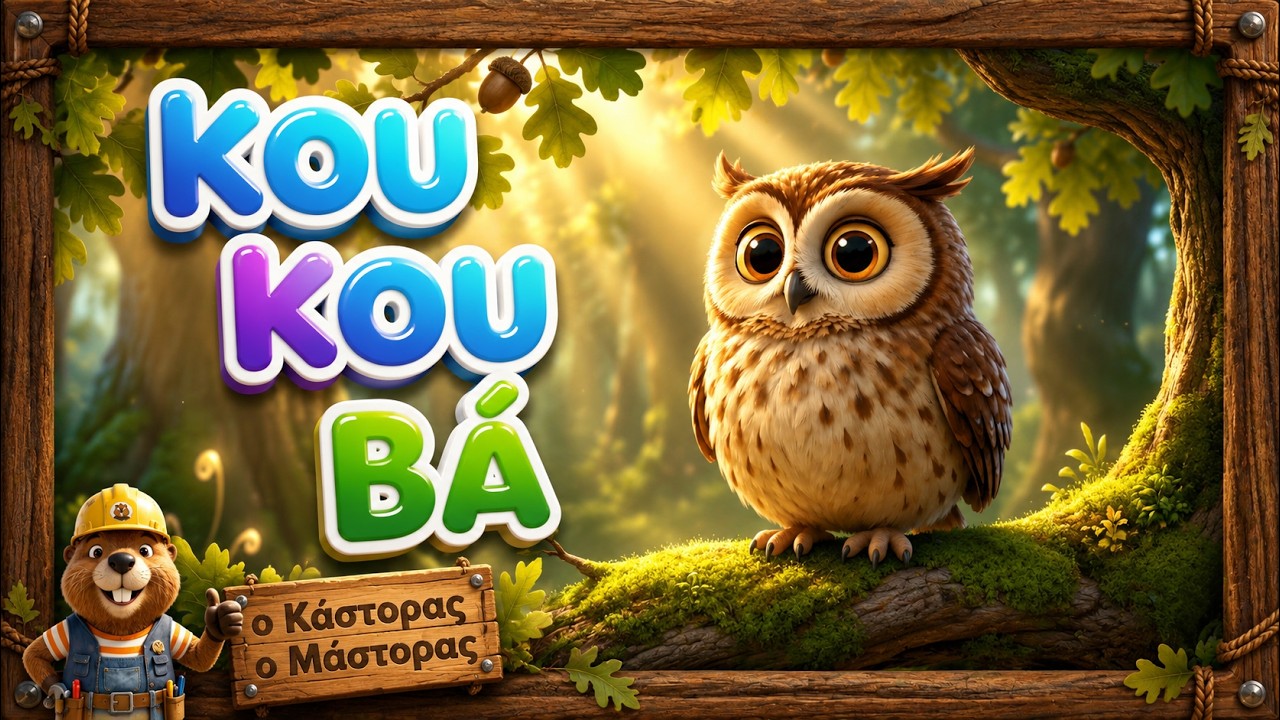 Κουκουβά 🦉 | Παιδικό Τραγούδι