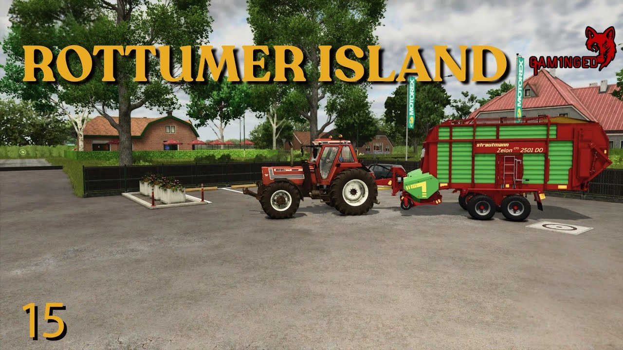 NIEUWE OPRAAPWAGEN EN BEGINNEN MET MAAIEN | ROTTUMER ISLAND #15 | FS25 | TIMELAPSE