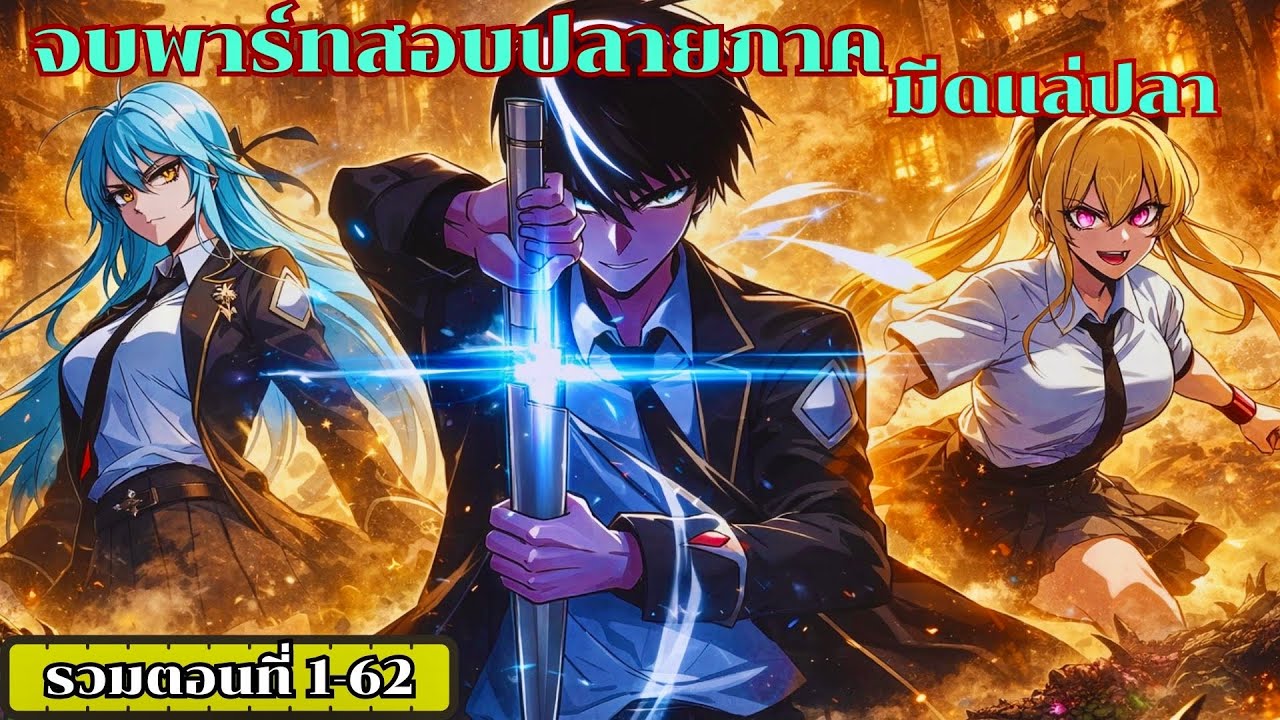 (มังงะรวมตอนที่ 1-62) เทพดาบปีศาจสยบอคาเดมี่ด้วยมีดแล่ปลา #มังง #มังงะพระเอกเทพ #สปอยมังงะ