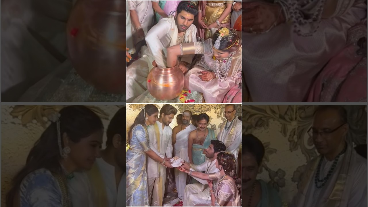 Allu Sirish Wedding 😍👌 #alluarjun #allu #shorts #ytshortsindia #telugu #telugushorts