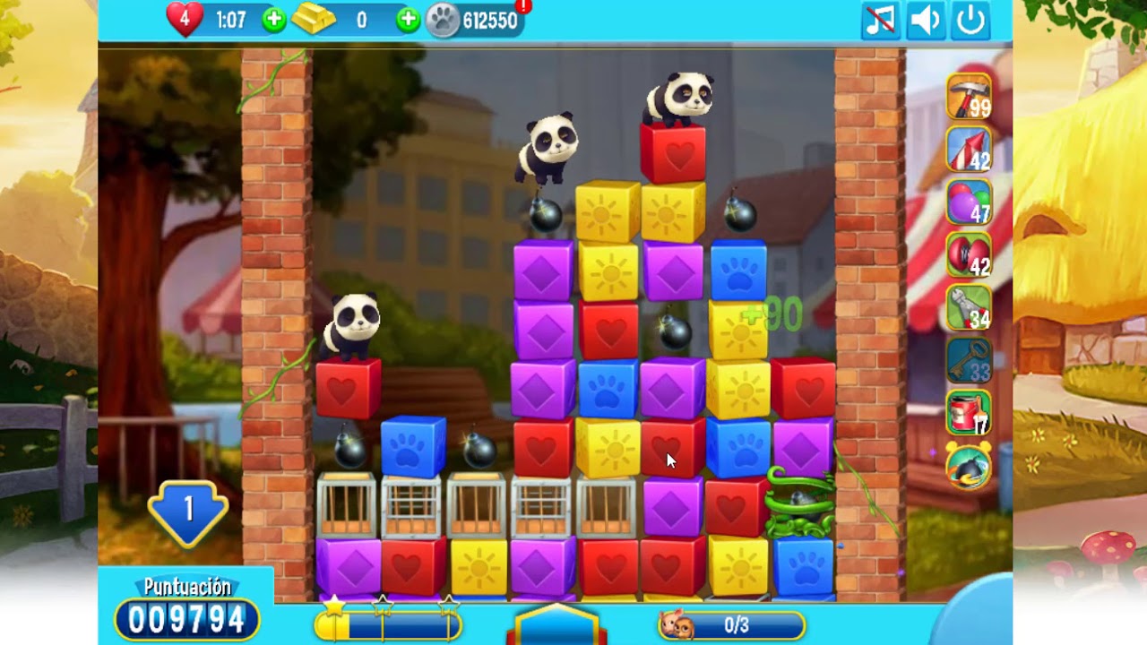 Pet Rescue Saga Nivel 1960 sin booster.-