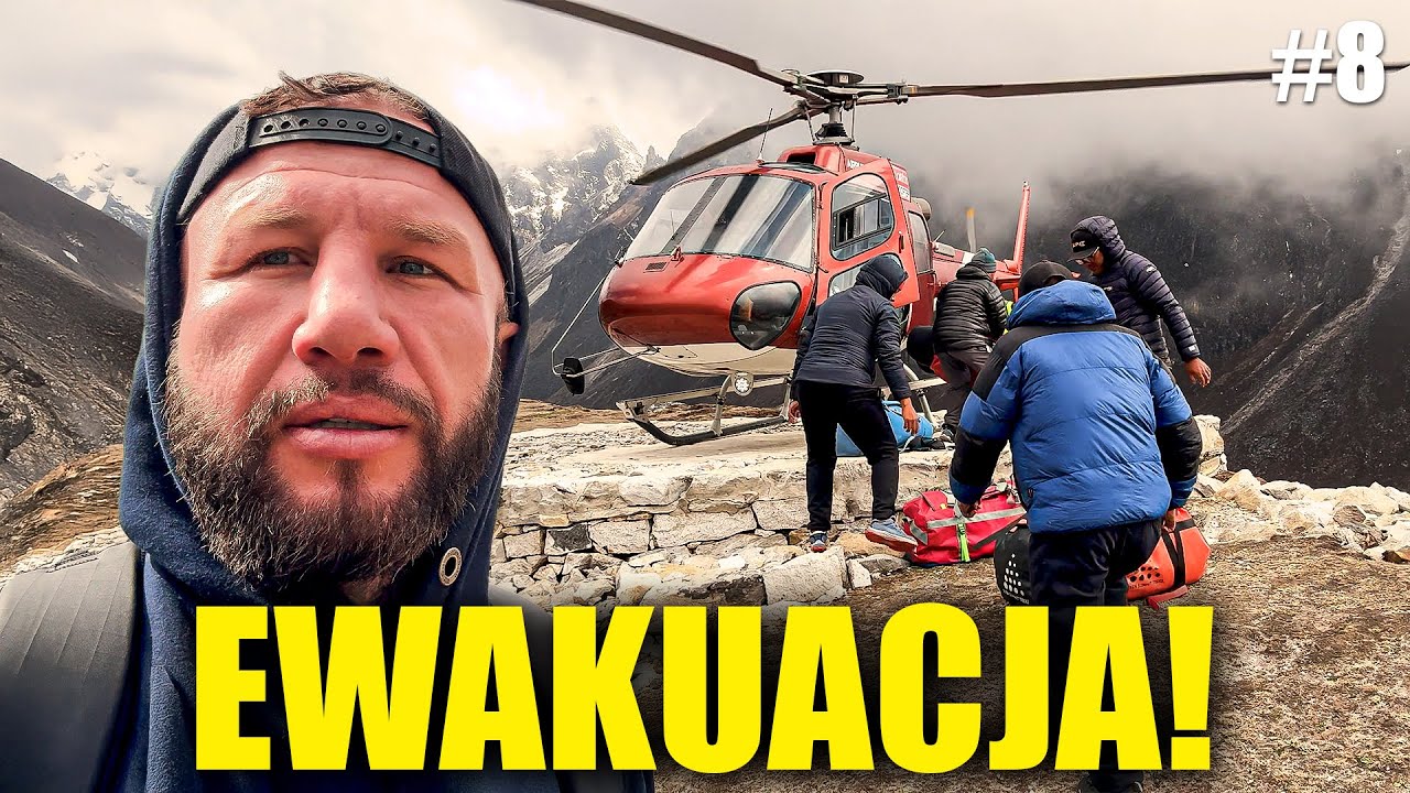 EWAKUACJA helikopterem z Himalajów do SZPITALA! To koniec! | NEPAL #8