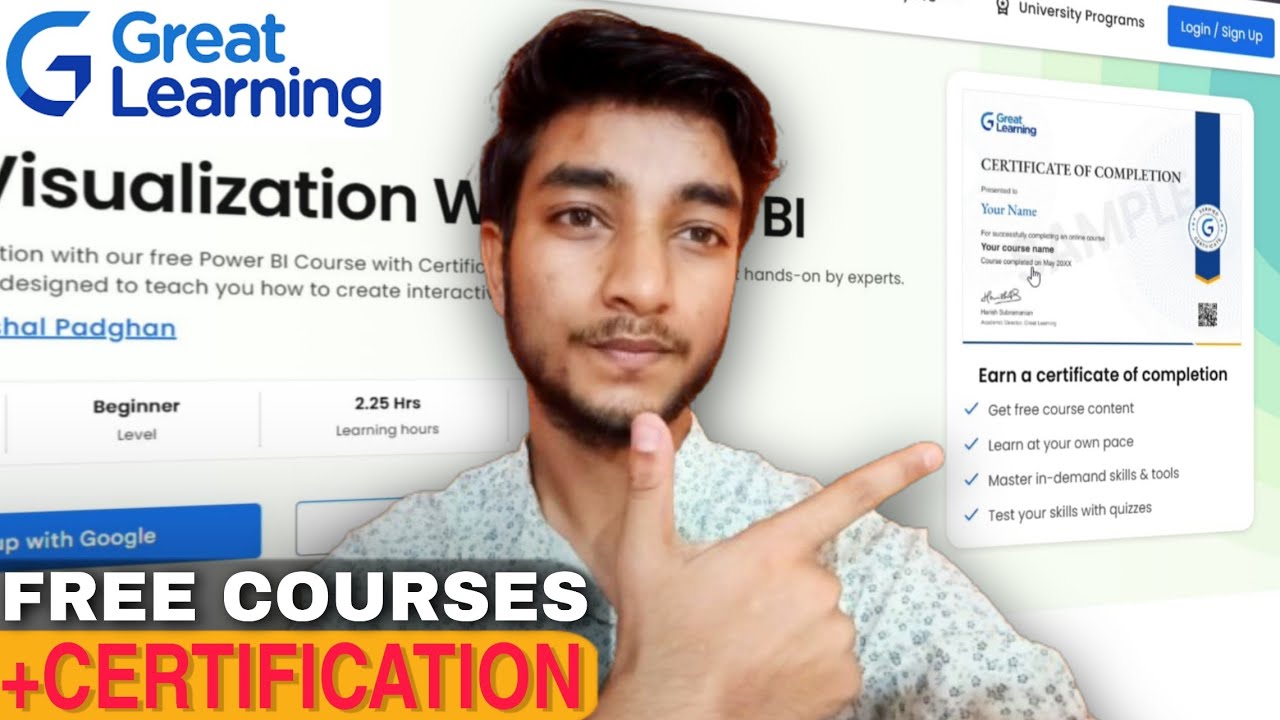 Great Learning Free Courses With Certificates | Best Online Courses With Certificates by TOP Company
