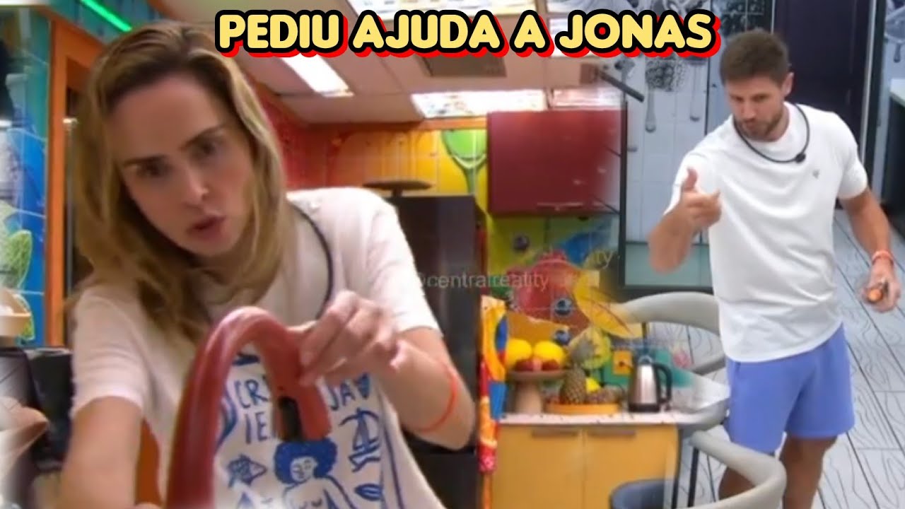 Ana Paula pede ajuda a Jonas para usar a torneira do vip 😂