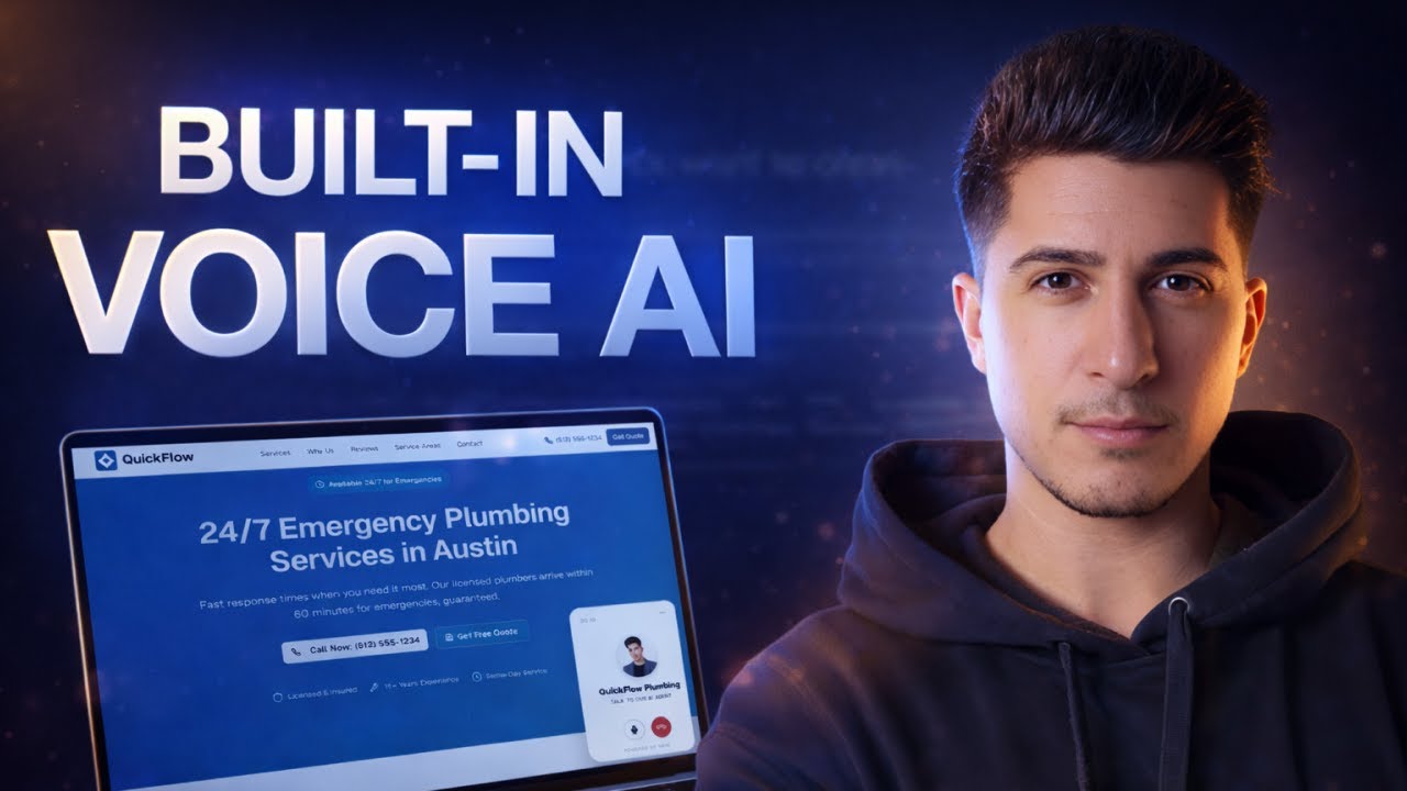 Your Website Can Talk Now (AI Builder with Voice Agent)