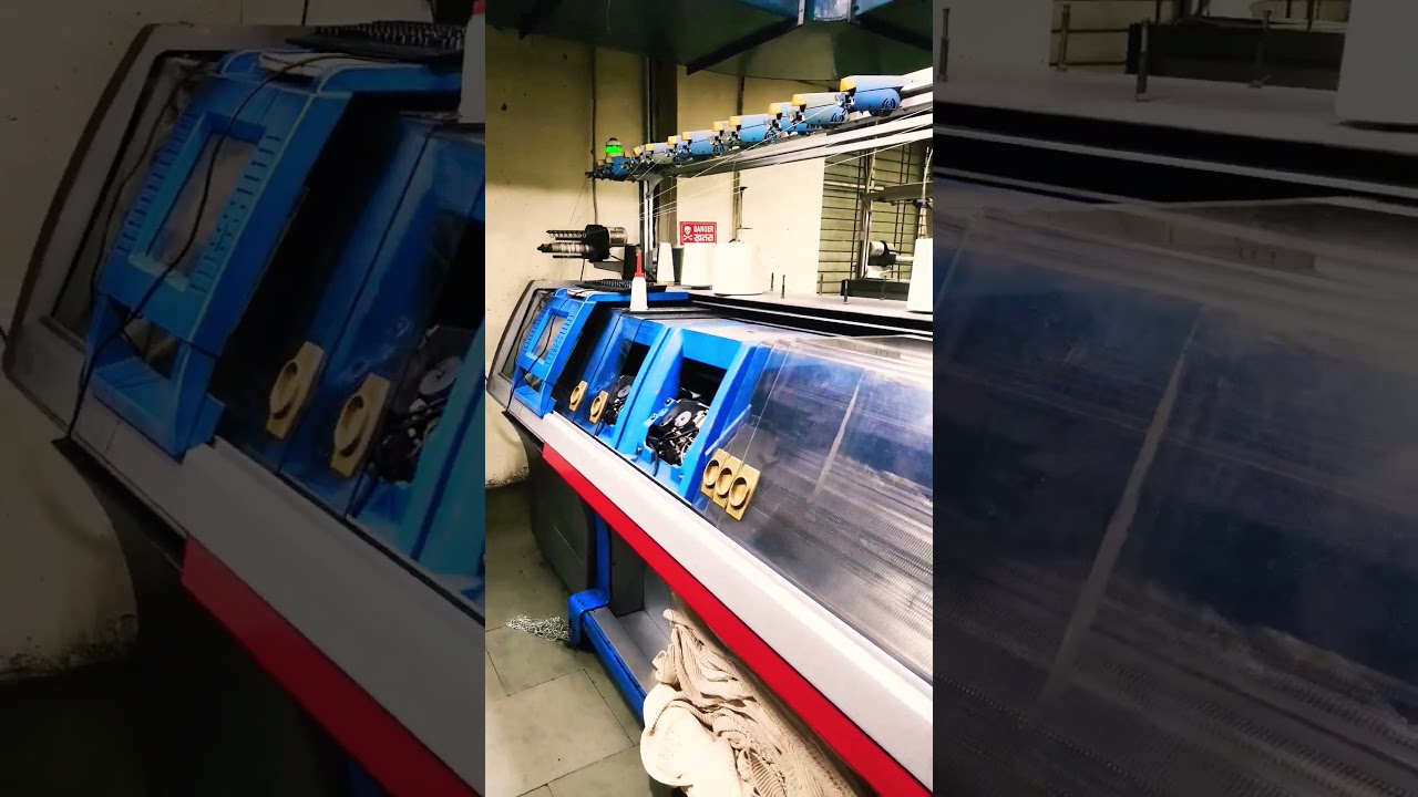 Stoll knitting machine
