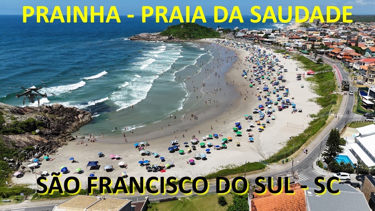 Prainha Praia da Saudade praias de São Francisco do Sul Litoral de Santa Catarina Brasil