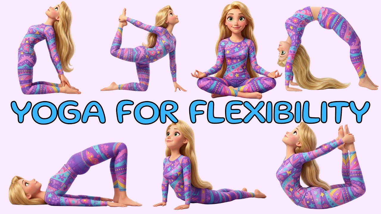Rapunzel Kids Yoga | Flexibility Poses for a Calm Mind