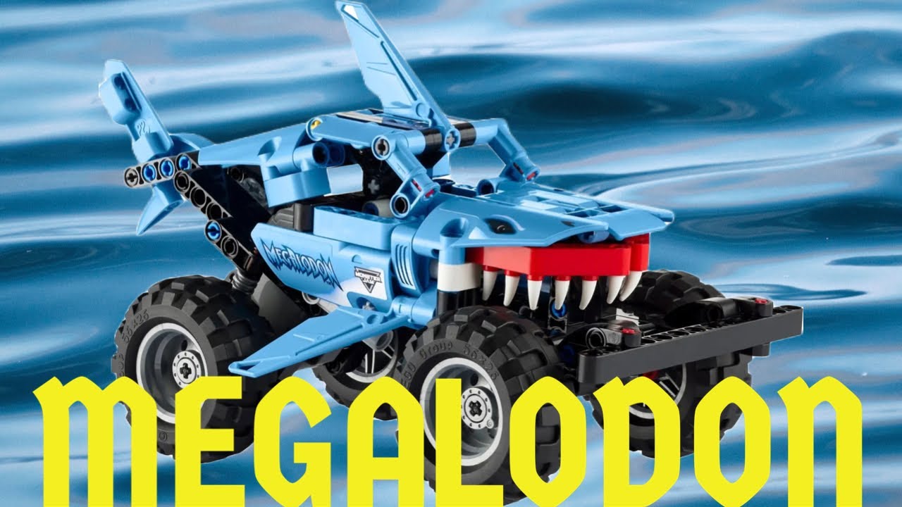 LEGO Technic Monster Jam Megalodon Time Lapse Build