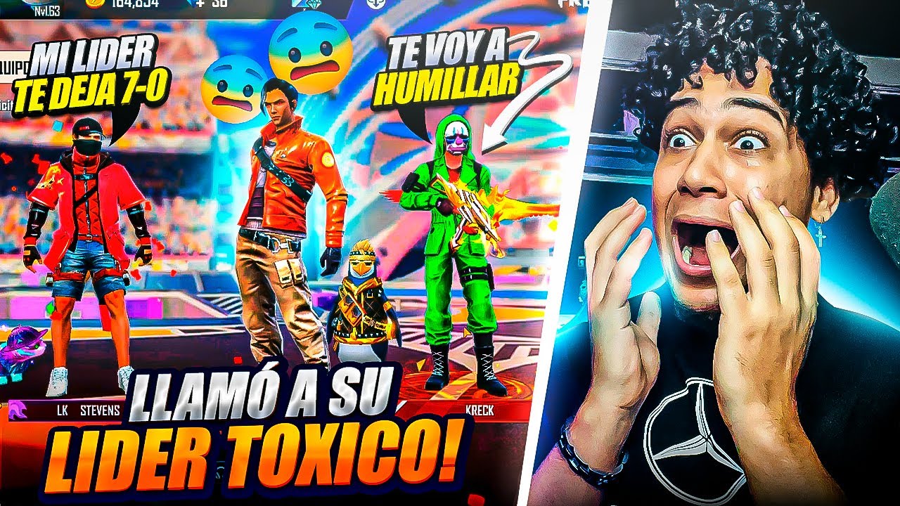 CHICO TOXICO LLAMA A SU LIDER VETERANO PARA QUE ME HUMILLE* FREE FIRE!😱