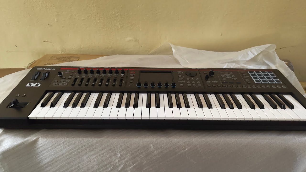 Unboxing Roland fantom 06 brand new #rolandindia #roland #fantom06