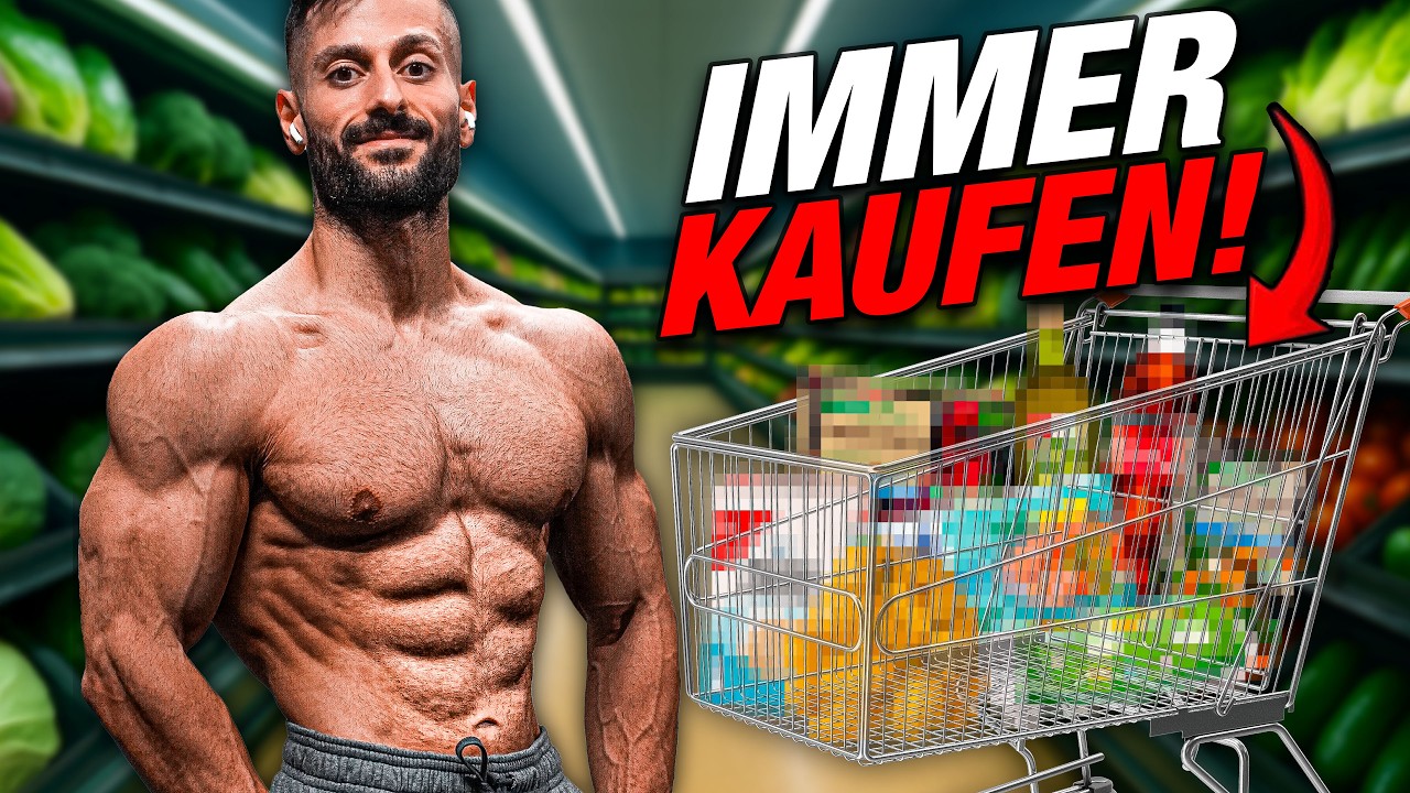 10 Lebensmittel die ich IMMER kaufe! (Muskelaufbau, Gesundheit, Fettverlust)