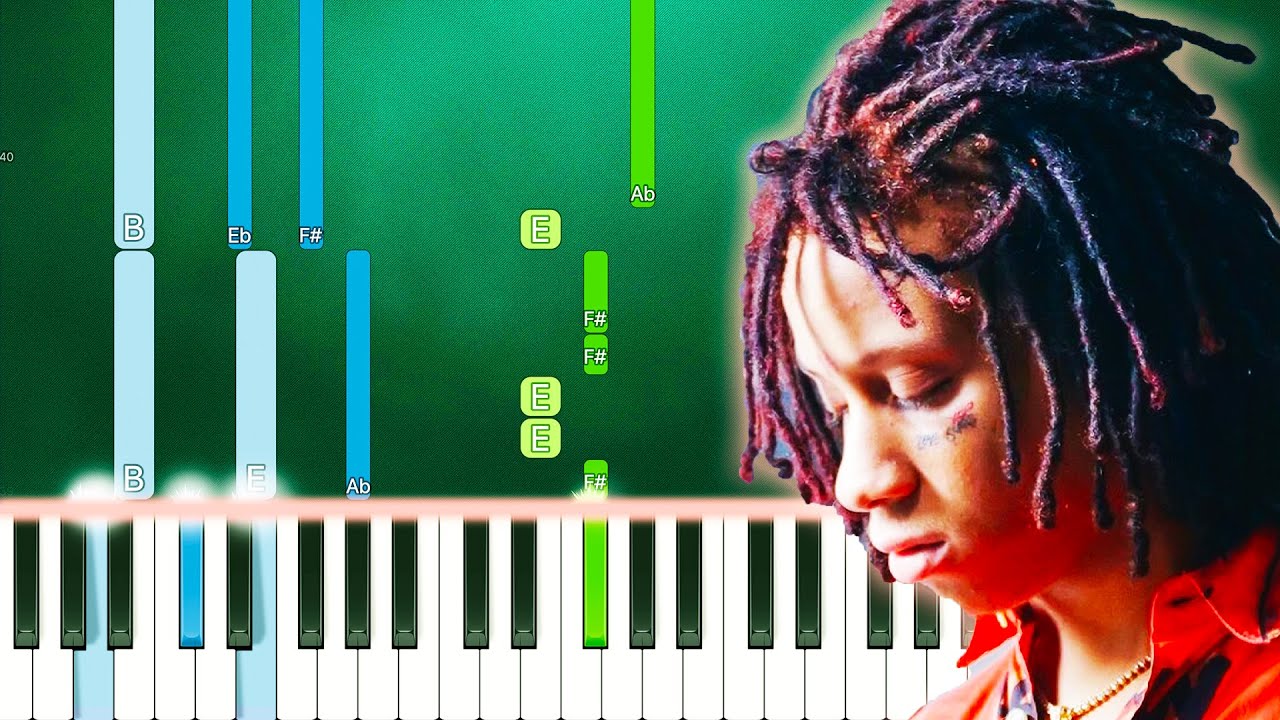 Trippie Redd - The Way ft. Russ (Piano Tutorial Easy)