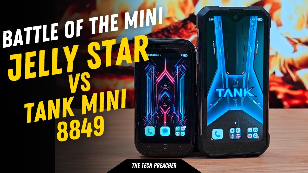 Самое нелепое сравнение смартфонов: Tank Mini 8849 против Jelly Star